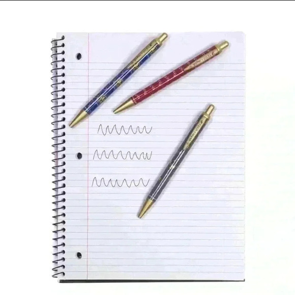 Yoobi X Harry Potter 3 pk Ballpoint Pens blank ink New/Sealed - Picture 5 of 7